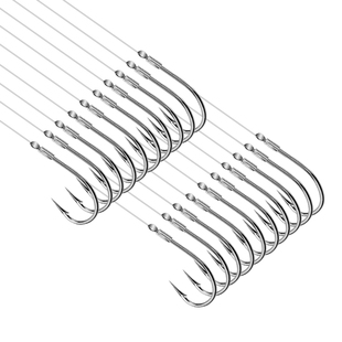 鱼钩成品套装绑好子线双钩伊势尼鲫鱼钩有倒刺丸世金袖钓鱼钩渔具