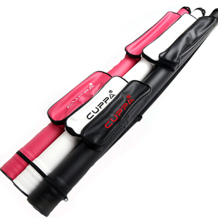 英式3/4斯诺克台球杆盒1/2美式桌球杆桶球杆袋杆套单肩斜背杆筒