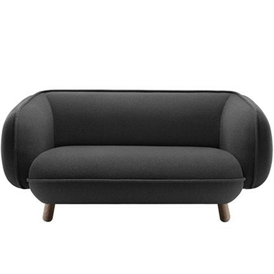 诺曼邸精品高定创意家具BASSET 2SEATER SOFA羊绒布巴塞特沙发