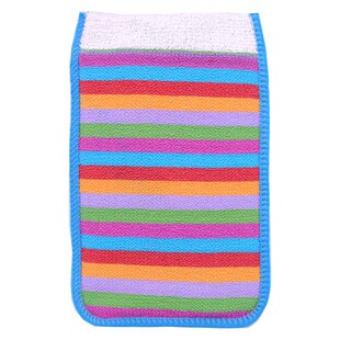 东北澡巾紫薇搓背王中粗拉背巾长条澡巾250D搓背巾4条包邮zw2012