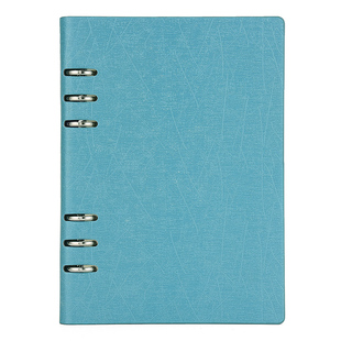 活页笔记本子简约大学生文艺精致六孔可拆卸创意商务a4记事本a5办公文具b5日记本a6会议记录本高颜值定制logo