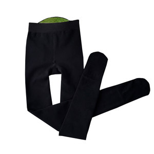 秋冬款外穿微压学生连裤袜显瘦连脚高腰带袜加绒加厚打底裤女踩脚