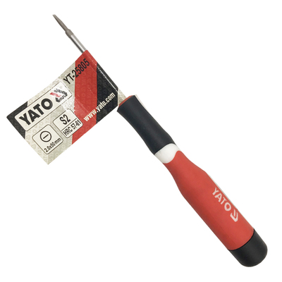 易尔拓三色柄一字钟表螺丝批微型螺丝批起子内六角螺丝批YT-25802