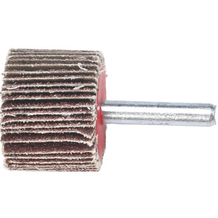 带柄百叶磨头圆柱型百叶轮抛光带柄砂纸千叶轮砂纸圈打磨砂布叶轮