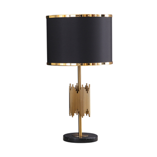 轻奢台灯卧室后现代床头温馨客厅装饰创意简约书房金属样板房台灯