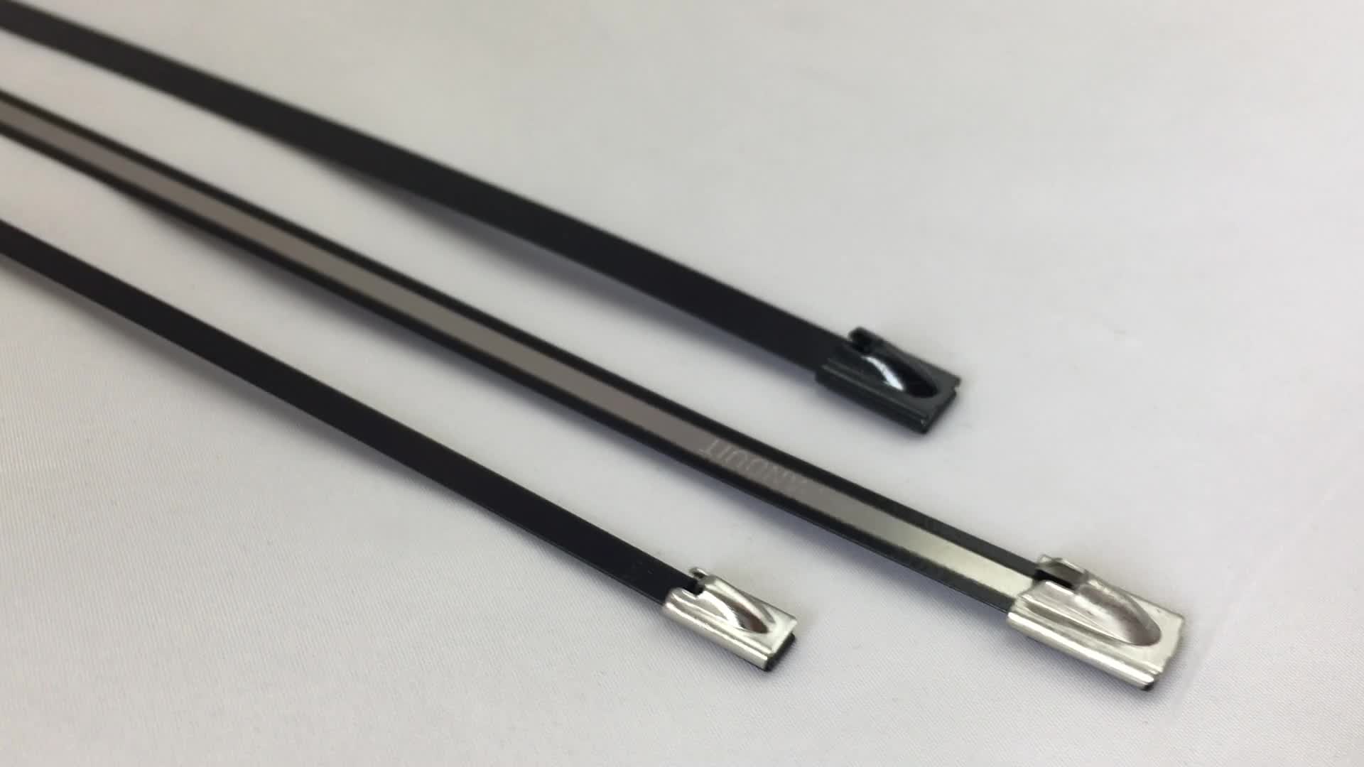 Ss 316 Stainless Steel Nylon 11 Coated Cable Zip Ties Buy Ss 316