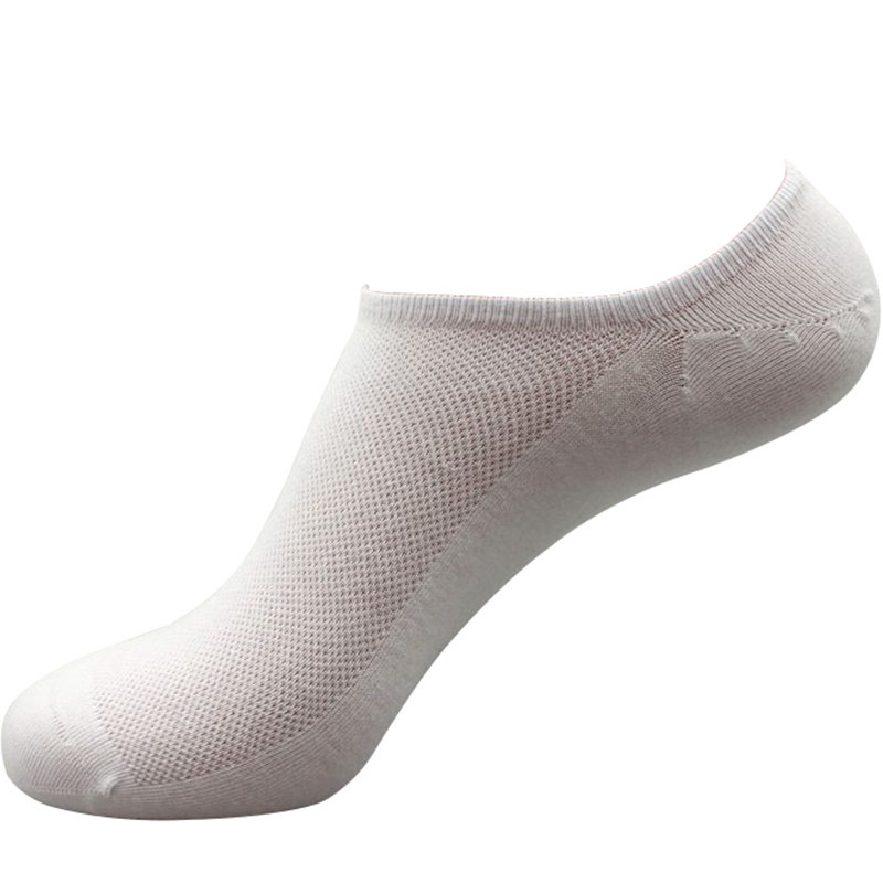 欧蒂爱男士船袜低帮竹纤维纯棉隐形浅口防臭网眼透气夏天薄款袜子