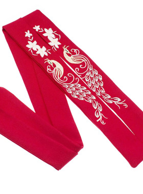 刺绣汉服发带陌上花雪纺