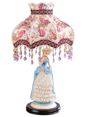 欧式风陶瓷西洋美女客厅卧室摆件