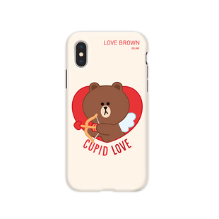捡漏特价韩国LINE FRIENDS苹果iPhoneX可爱卡通可妮兔布朗熊双层硅胶防摔iphoneXSMAX手机壳保护套