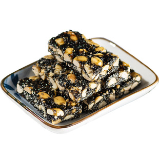 义乌特产花生黑芝麻片桶装切糖薄芝麻糖酥花生手工芝麻片包邮