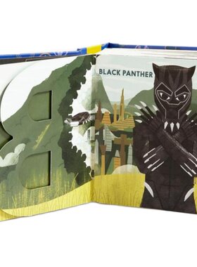 漫威英雄字母立体书 Marvel Alphablock 儿童英语启蒙 儿童读物 英文原版【中商原版】
