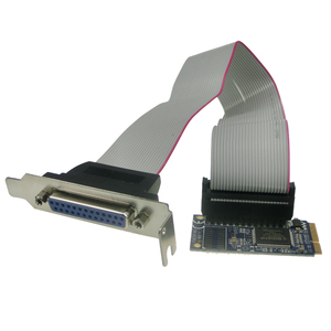 MINI PCI-e转并口转接卡 工控主板mini pcie转并口打印口扩展卡