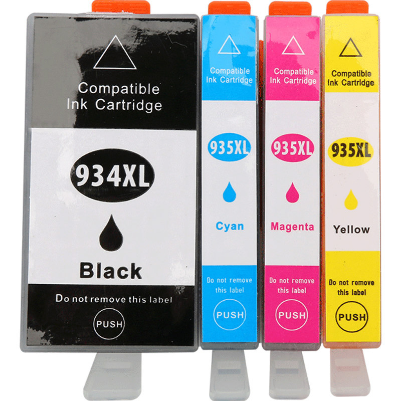 彩格适用惠普HP934XL墨盒hp935XL打印机HP6830 HP6820 HP6220黑色彩色934 935墨盒OfficeJet