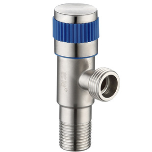 304不锈钢角阀 热水器内丝三角阀冷热水家用4分加厚止水阀八字阀