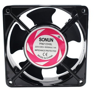 SONUN轴流风机 P/N 2123HSL 220V 50/60HZ 0.14A轴流散热排气风扇