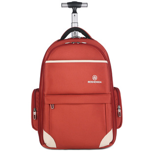 威盛达新款19寸时尚拉杆包背包21寸大容量商务拉杆旅行箱超轻防水