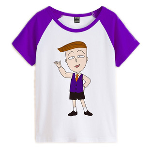 童装宝宝礼物儿童夏装樱桃小丸子帅哥花轮同学中大童纯棉短袖t恤