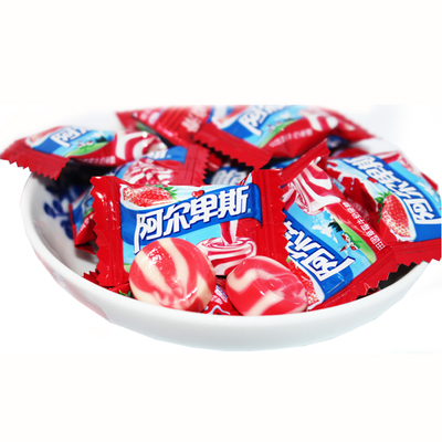 阿尔卑斯喜糖草莓味硬糖500g