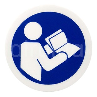 推荐机械设备使用前阅读说明书安全标识警告标签不干胶贴DZ-K0417