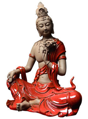 陶瓷观音菩萨佛像供奉家居装饰