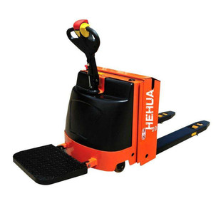 站驾式全电动叉车插腿式堆高车液压装卸车2吨1吨升高随车小型步行