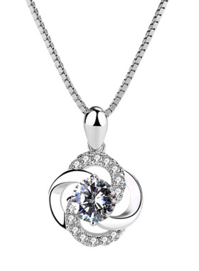 高级感简约925纯银防过敏项链