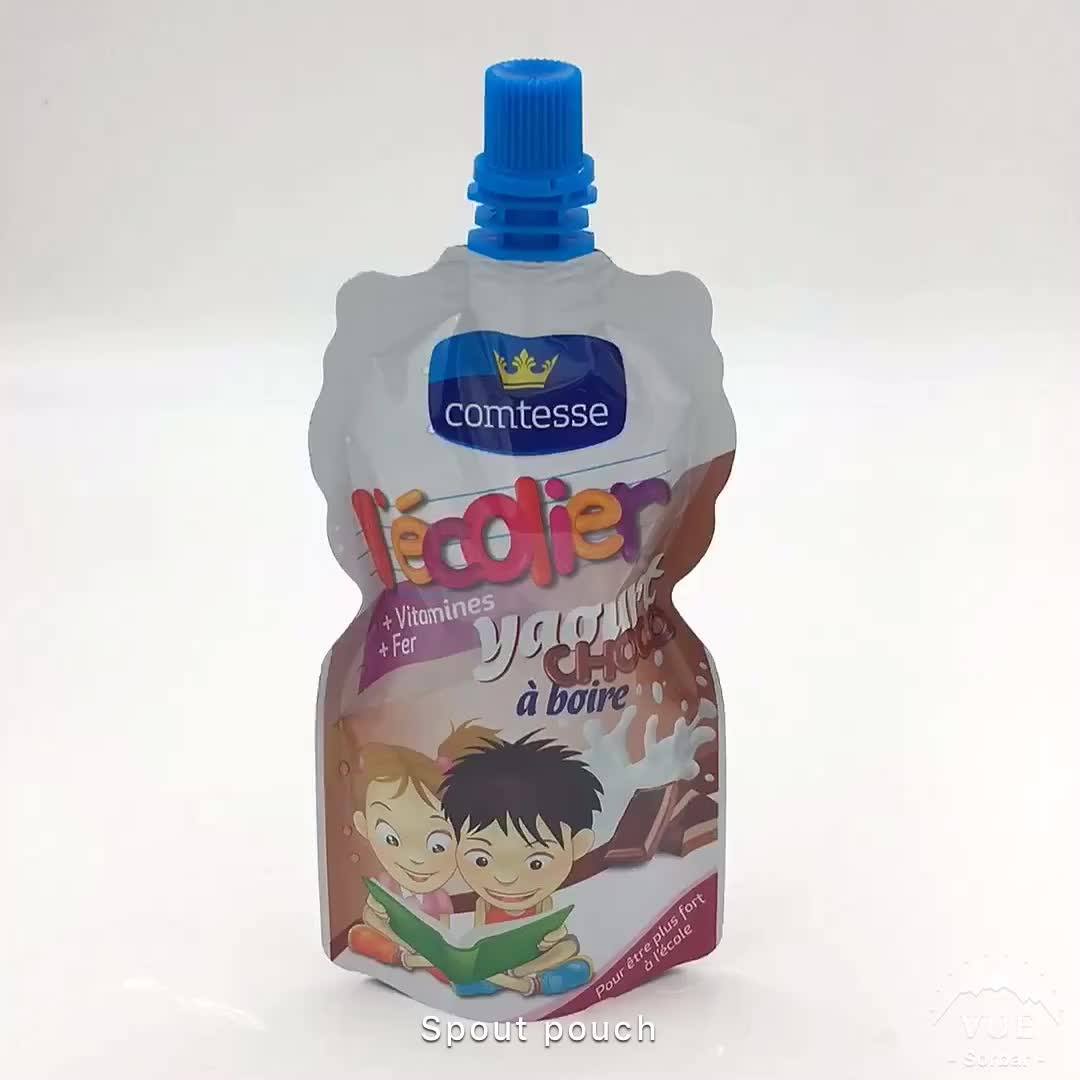 Custom Spout Biodegradable Drink Pouches