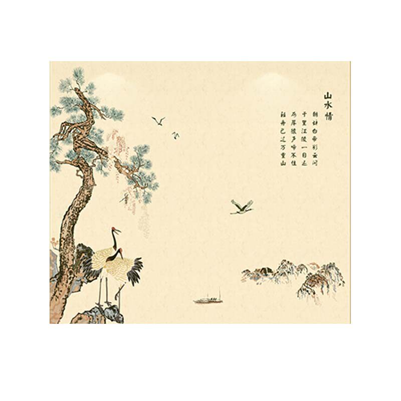 刺绣客厅言绣中式无缝