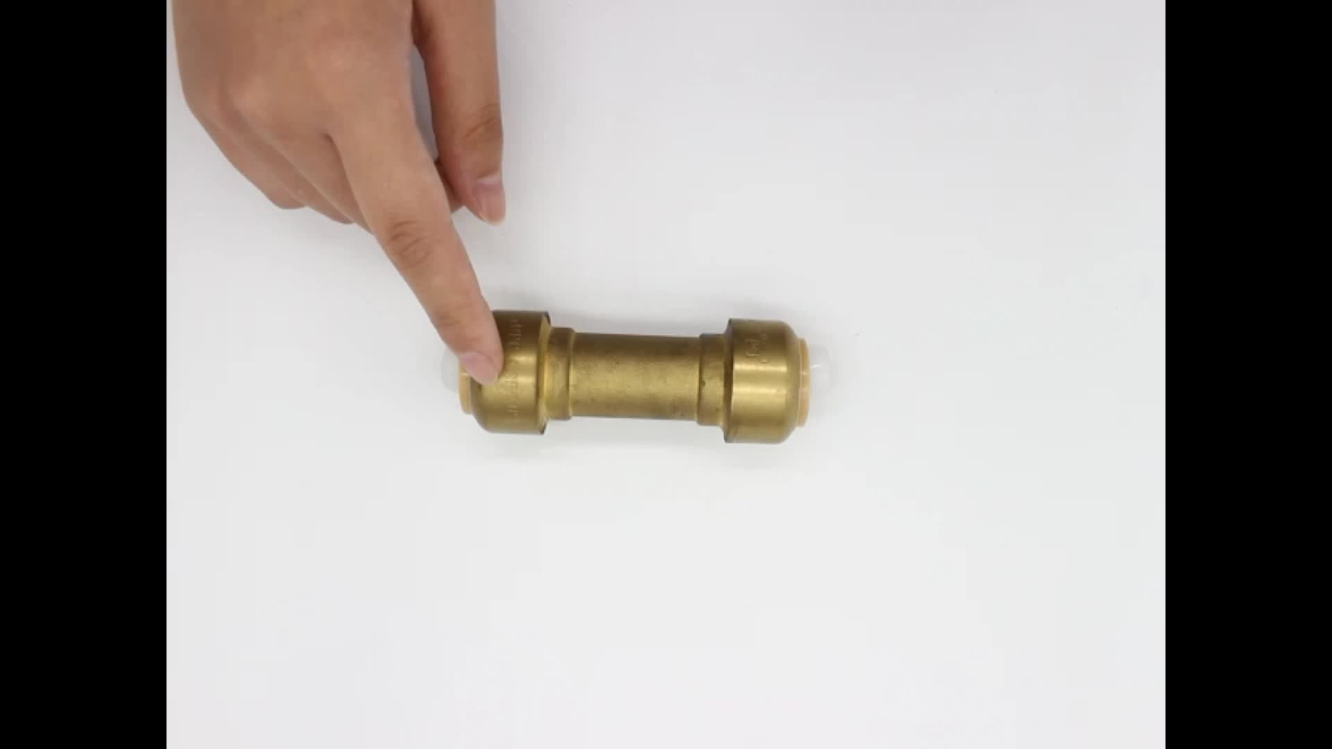 Gutentop 1/2 Inch Brass Slip Coupling / Repair Coupling Lead Free Brass