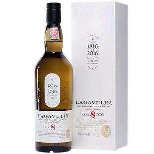 御玖轩 乐加维林8年艾雷岛单一麦芽苏格兰威士忌48%Vol进口洋酒