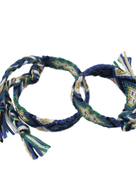 亲子款五彩绳生日礼物女手工编织