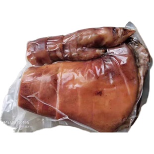 云南文山富宁铁厂壮族特产农村土猪风干烟熏腊腌肉排骨猪脚真空包