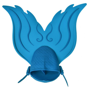 幼儿美人鱼尾巴脚蹼儿童潜水全硅胶蛙鞋 小学生游泳装备 28-34码