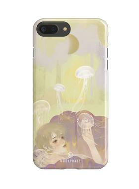 猫泽月相新款情侣iPhonex苹果7硅胶6s/8Plus软壳原创设计手机壳