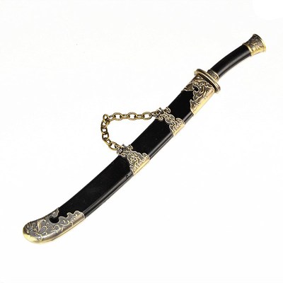 微缩绣春刀兵人武器模型