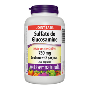 加拿大直邮WEBBER glucomine sulfate 加强硫酸盐氨基葡萄糖250粒