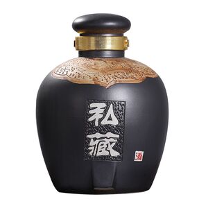 景德镇陶瓷酒坛手工雕刻私藏密封酒坛带盖浮雕密封罐20斤白酒酒瓶
