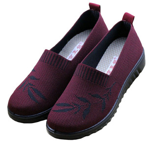 老人老北京布鞋女中老年人软底老太太春季轻便平底妈妈防滑奶奶鞋