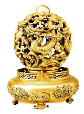 慈风阁 黄铜九转乾坤吉祥摆件时来好运鼎针对运气不好倒霉