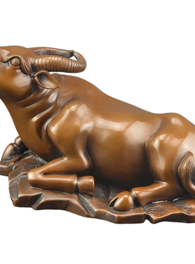 黄铜招财办公室书桌博物架工艺品