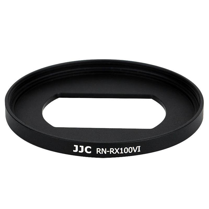 JJC适用索尼RX100M6 RX100M7滤镜转接环黑卡7/6代ZV-1M2 ZV-1配件可转接52mmUV镜CPL偏振镜ND滤镜