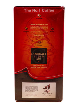 买2盒包邮/越南中原滴漏咖啡粉gourmet blend无蔗糖研磨黑咖啡
