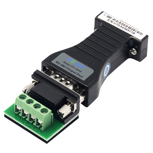 宇泰232转485转换器工业级无源防雷RS485转RS232串口模块UT-204E 232转485转换器无源通讯模块双向互转防雷