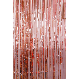 新年装饰红绿色雨丝帘背景墙流苏网红舞台布置拍照生日派对雨帘