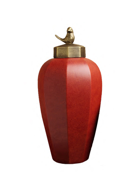 欧式风带盖家居客厅样板间储物罐