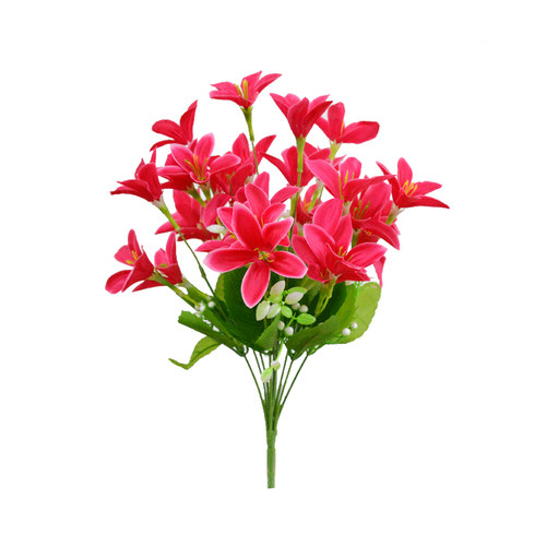 单支假花仿真花束塑料花小把束布艺装饰花插花卉干花绢花布花