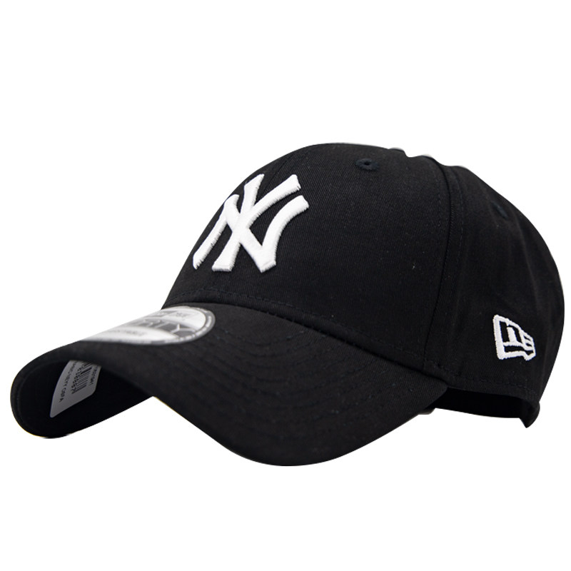 NEWERA 现货MLB男女型炫彩嘻哈NY LA弯檐可调节鸭舌帽街舞棒球帽