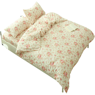 枕套包邮一对装纯棉碎花田园学生