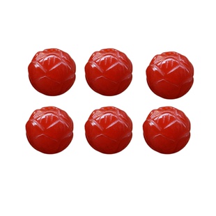 6-12mm天然红玛瑙散珠无孔 半孔圆珠子小圆球diy粘贴戒指饰品材料